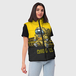 Женский жилет Among Us, цвет: 3D-черный — фото 2