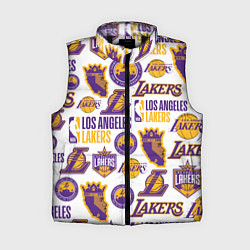Женский жилет LAKERS LOGO, цвет: 3D-черный