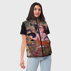 Женский жилет BRING ME THE HORIZON ART, цвет: 3D-светло-серый — фото 2