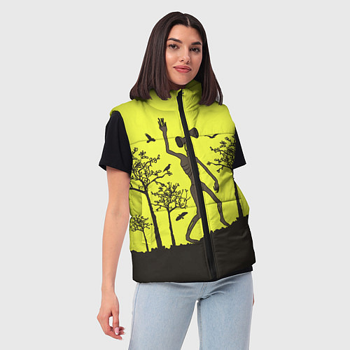 Женский жилет Siren Head / 3D-Красный – фото 3