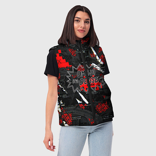 Женский жилет Watch Dogs: Legion / 3D-Черный – фото 3