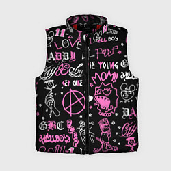 Женский жилет LIL PEEP, цвет: 3D-красный