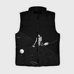 Женский жилет Космический клининг, цвет: 3D-черный
