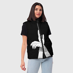 Женский жилет Связанные руки эстетика, цвет: 3D-черный — фото 2