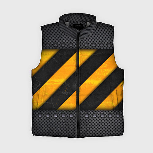 Женский жилет Металлическая преграда / 3D-Светло-серый – фото 1