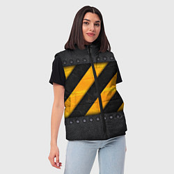 Женский жилет Металлическая преграда, цвет: 3D-светло-серый — фото 2