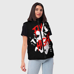 Женский жилет Haikyuu Haikyu Haikuu !, цвет: 3D-светло-серый — фото 2