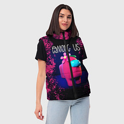 Женский жилет AMONG US, цвет: 3D-черный — фото 2