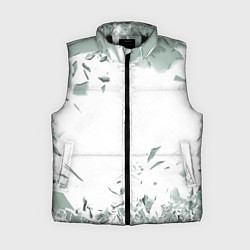 Женский жилет Разбитое стекло, цвет: 3D-черный