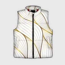 Женский жилет Белые лепестки