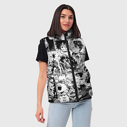 Женский жилет Моя геройская академия, цвет: 3D-красный — фото 2