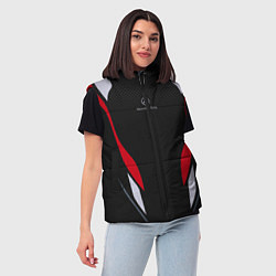 Женский жилет Mercedes-Benz, цвет: 3D-красный — фото 2