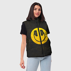 Женский жилет Наушники Смайл, цвет: 3D-красный — фото 2