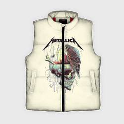 Женский жилет Metallica, цвет: 3D-красный