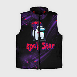 Женский жилет Among Us Rock Star, цвет: 3D-красный