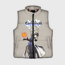 Женский жилет Genshin impactАльбедо, цвет: 3D-красный