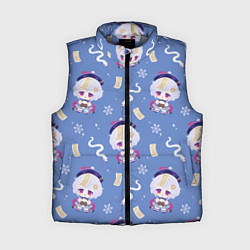 Женский жилет Genshin Impact, цвет: 3D-светло-серый