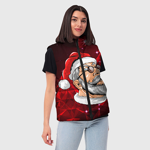 Женский жилет Кульный дед / 3D-Черный – фото 3