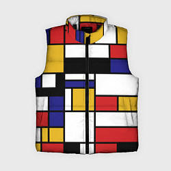 Женский жилет Color blocking, цвет: 3D-черный
