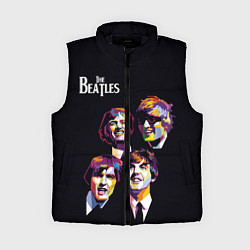 Женский жилет The Beatles, цвет: 3D-черный