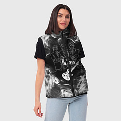 Женский жилет The Beatles, цвет: 3D-черный — фото 2