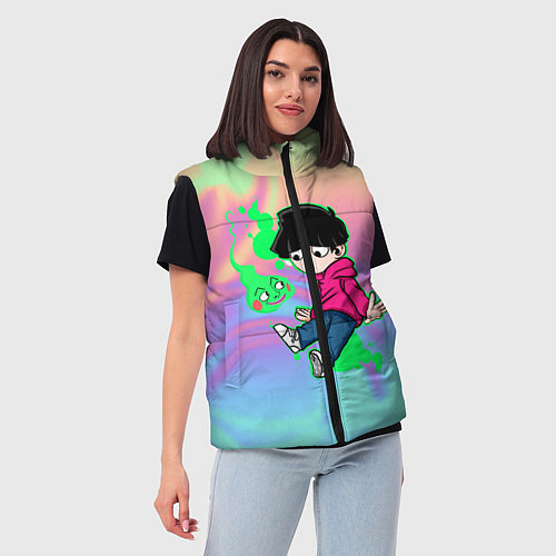 Женский жилет Моб Психо 100 / 3D-Черный – фото 3