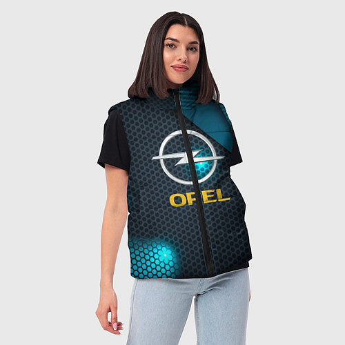 Женский жилет OPEL ОПЕЛЬ / 3D-Светло-серый – фото 3