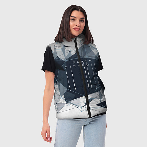 Женский жилет DEATH STRANDING / 3D-Черный – фото 3