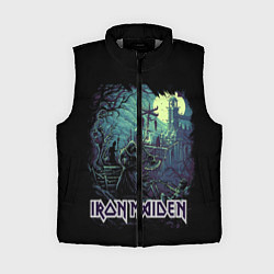 Женский жилет IRON MAIDEN, цвет: 3D-светло-серый
