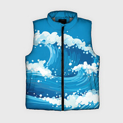 Женский жилет Волны