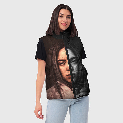 Женский жилет Билли Айлиш / 3D-Светло-серый – фото 3