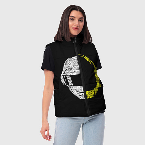 Женский жилет Daft Punk / 3D-Красный – фото 3