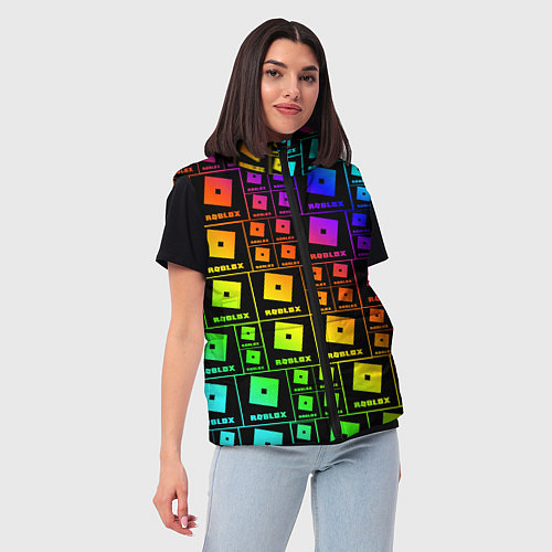 Женский жилет ROBLOX / 3D-Черный – фото 3