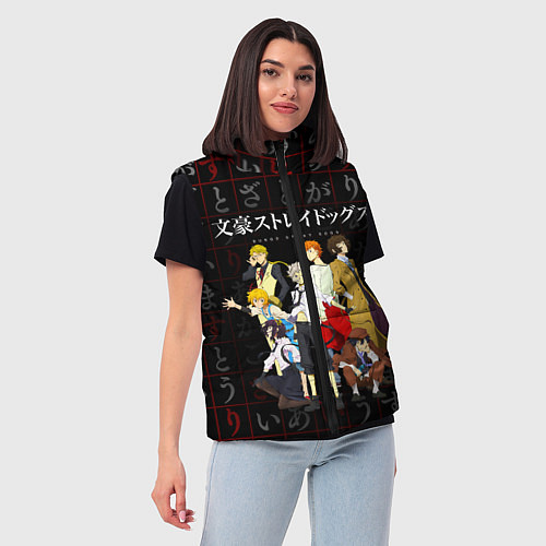 Женский жилет ВЕЛИКИЙ ИЗ БРОДЯЧИХ ПСОВ / 3D-Черный – фото 3