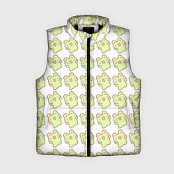 Женский жилет Счастливые лягушки, цвет: 3D-черный