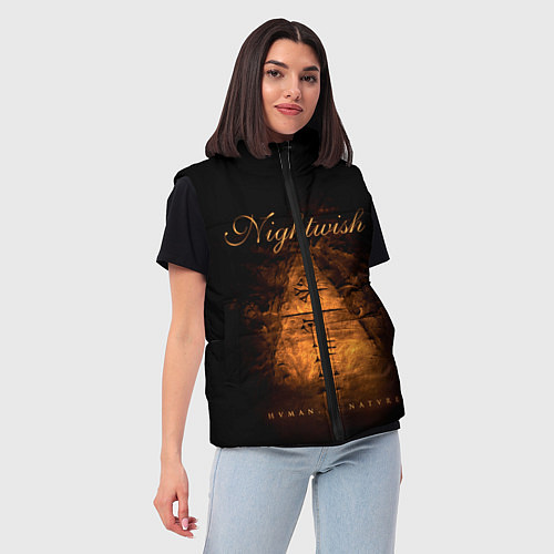 Женский жилет NIGHTWISH / 3D-Светло-серый – фото 3