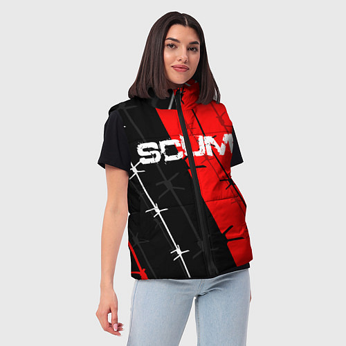 Женский жилет SCUM / 3D-Черный – фото 3