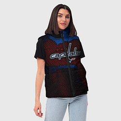 Женский жилет WASHINGTON CAPITALS, цвет: 3D-светло-серый — фото 2