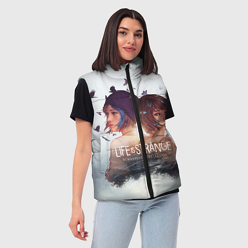 Женский жилет Life is strange Remaster / 3D-Черный – фото 3