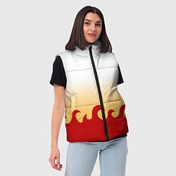 Женский жилет ШИНДЖУРО РЕНГОКУ KNY, цвет: 3D-светло-серый — фото 2