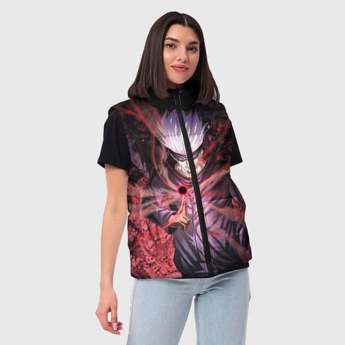 Женский жилет Магическая битва / 3D-Красный – фото 3