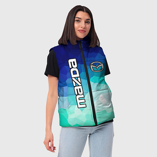 Женский жилет Mazda Motor / 3D-Светло-серый – фото 3