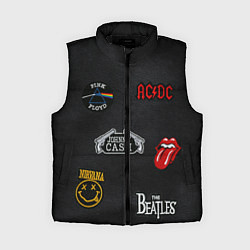 Женский жилет РОКЕРСКИЕ НАШИВКИ