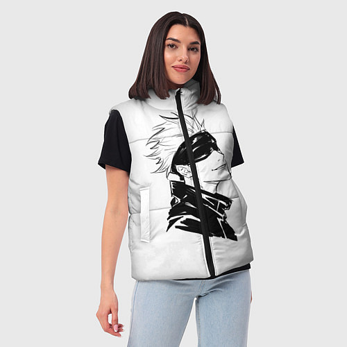 Женский жилет Smile Jujutsu kai / 3D-Красный – фото 3