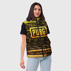 Женский жилет PUBG ПАБГ, цвет: 3D-черный — фото 2