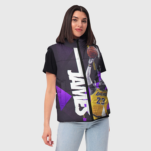 Женский жилет Леброн / 3D-Черный – фото 3