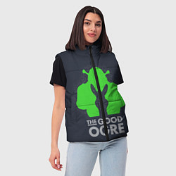 Женский жилет Shrek: Im good ogre, цвет: 3D-черный — фото 2