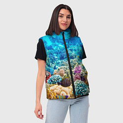 Женский жилет Риф, цвет: 3D-светло-серый — фото 2
