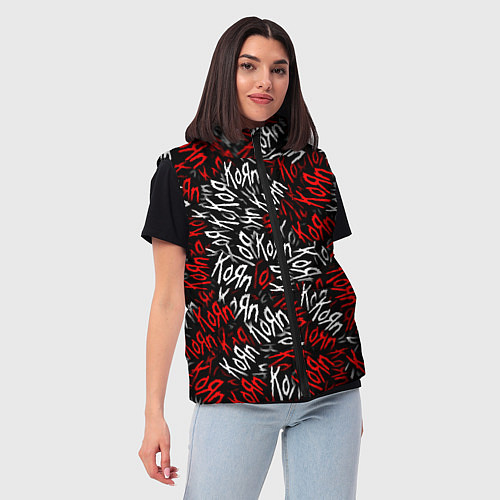 Женский жилет KoЯn KoЯn KoЯn / 3D-Черный – фото 3