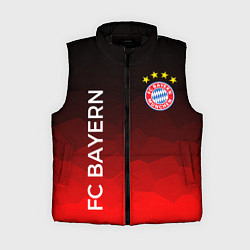 Женский жилет ФК БАВАРИЯ BAYERN МЮНХЕН, цвет: 3D-черный